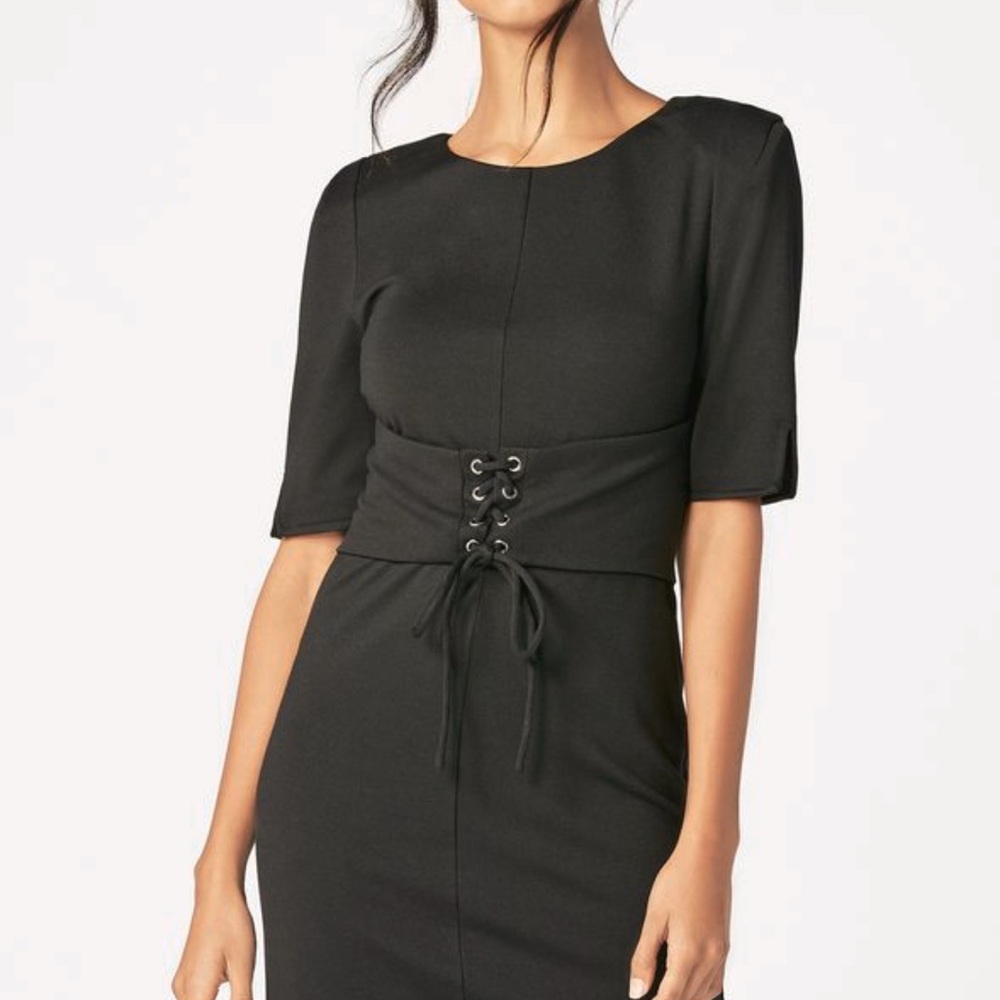 New Just Fab Elegant Black Dress